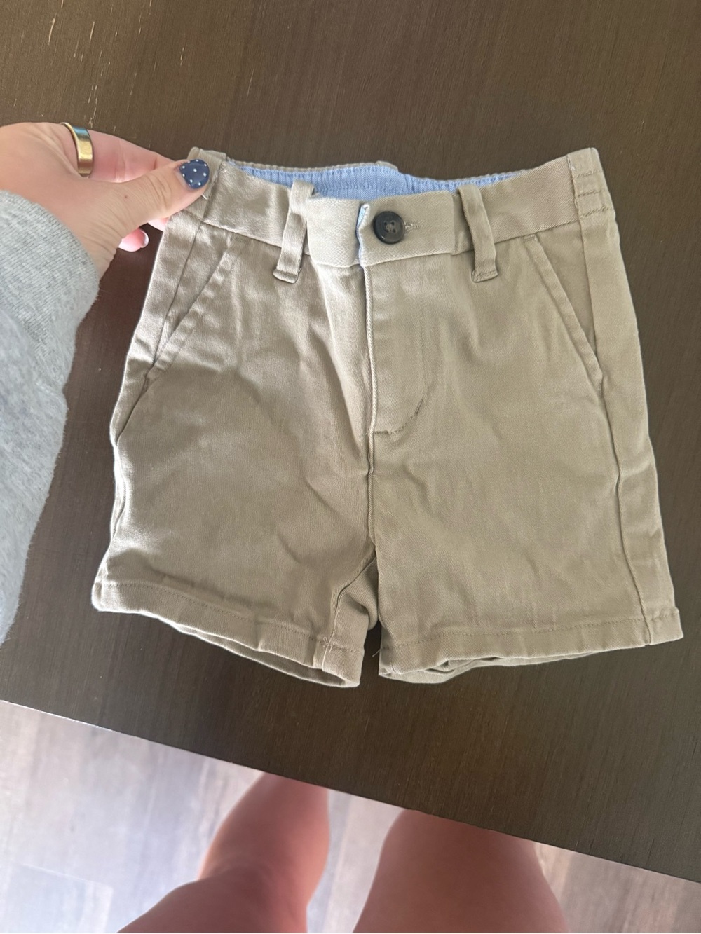 Janie and Jack Tan Cotton Shorts
